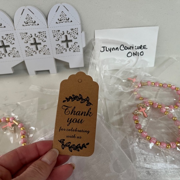10 Baptisms favors, First Communion & Confirmation Favors,Baby Dedication favor - Picture 4 of 4